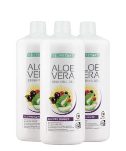 Aloe Vera Гел за пиене Açaí Pro Summer, троен комплект